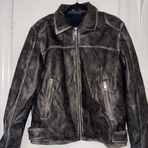 Zara Men's Black / Gray Bomber Jacket